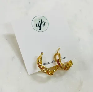 Color   Link Earrings