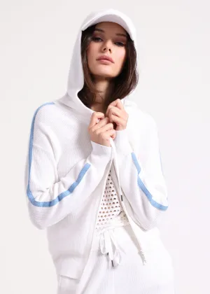 Cotton Cashmere Baby Shaker Hoodie with Tipping