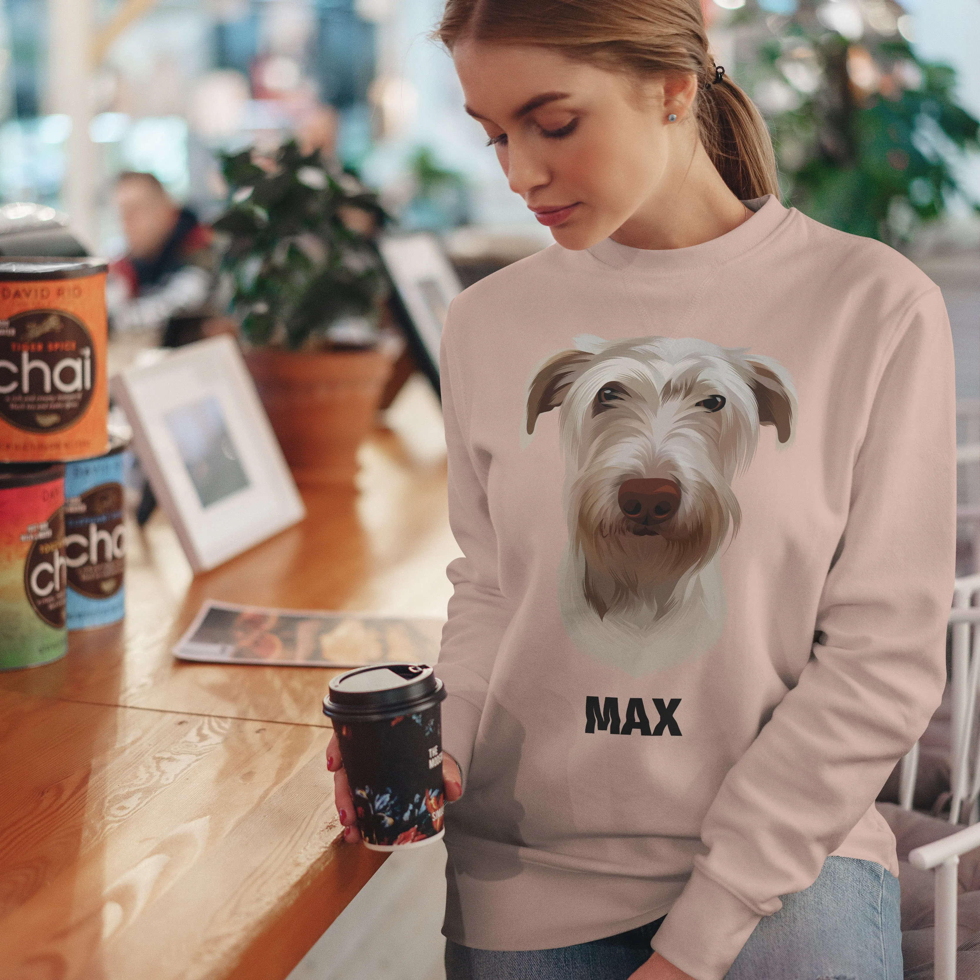 Custom Pet Portrait Sweatshirt