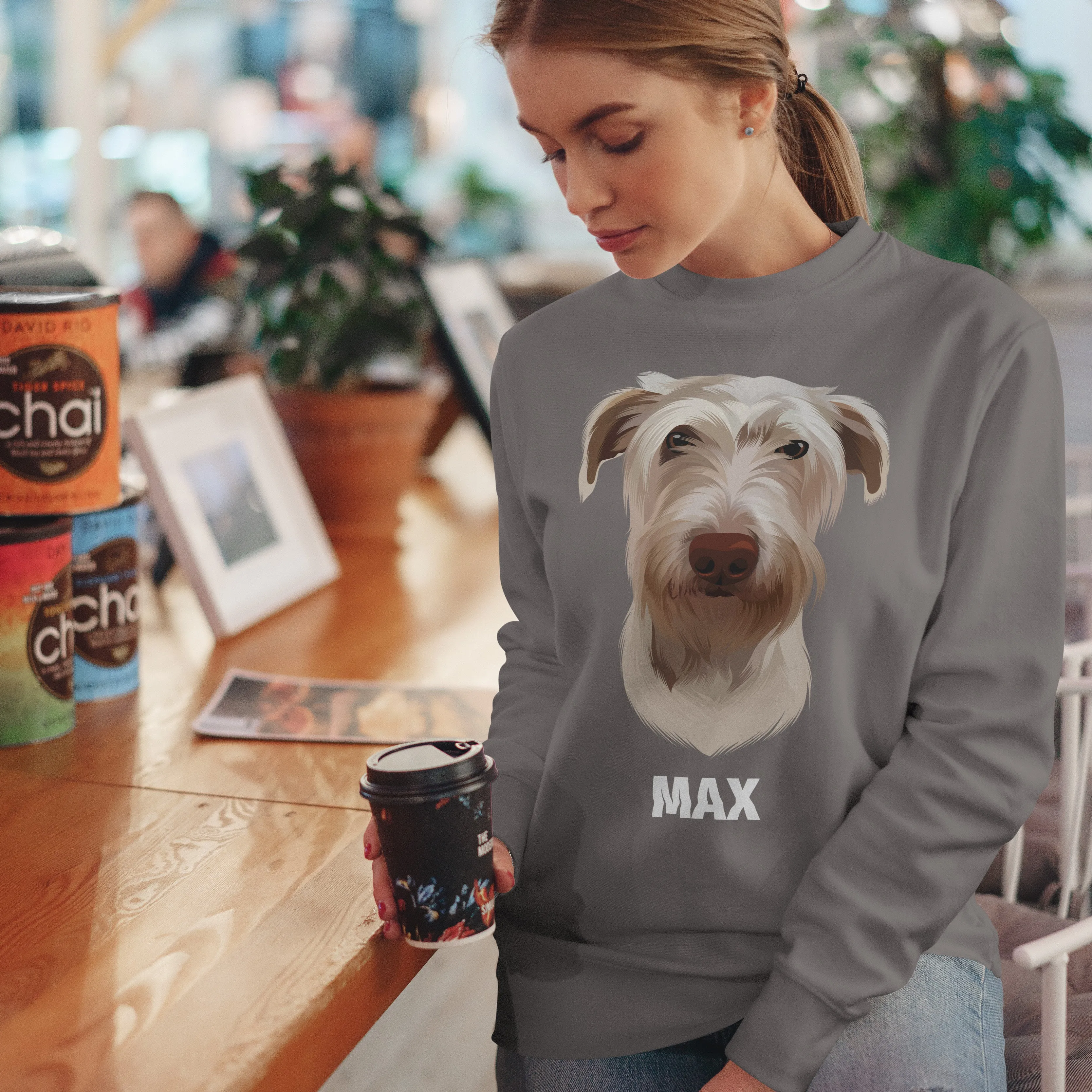 Custom Pet Portrait Sweatshirt