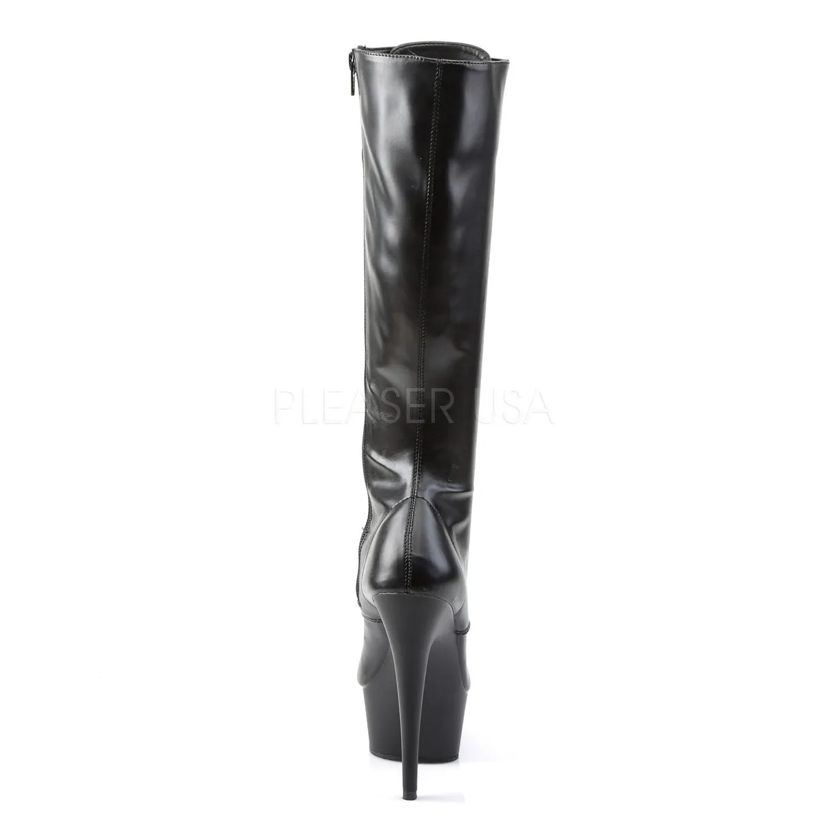 DELIGHT-2023  Black Str Faux Leather/Black Matte