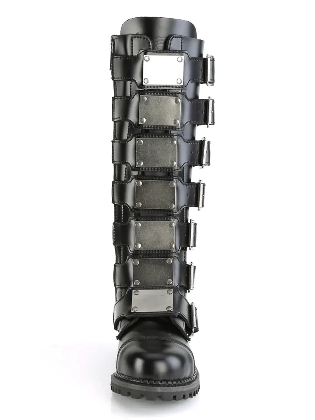 DEMONIA RIOT-21MP - BLACK LEATHER ✰ PRE ORDER ✰