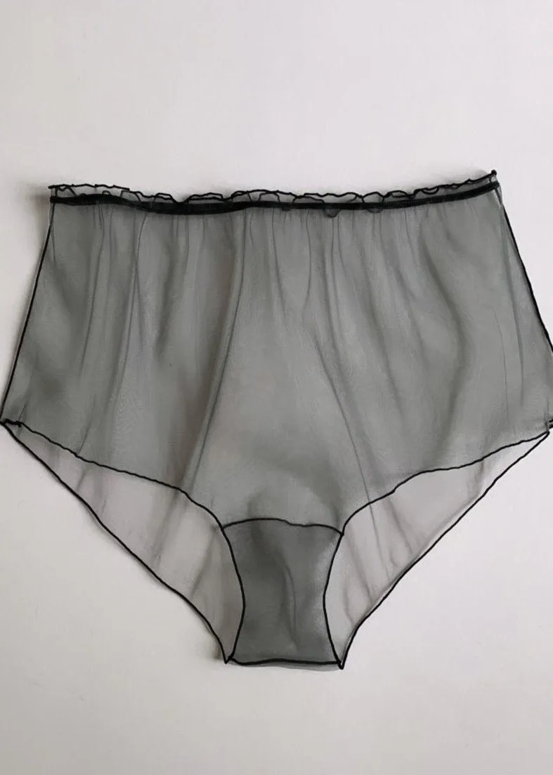 DIOR GREY HIGH WAIST PANTY