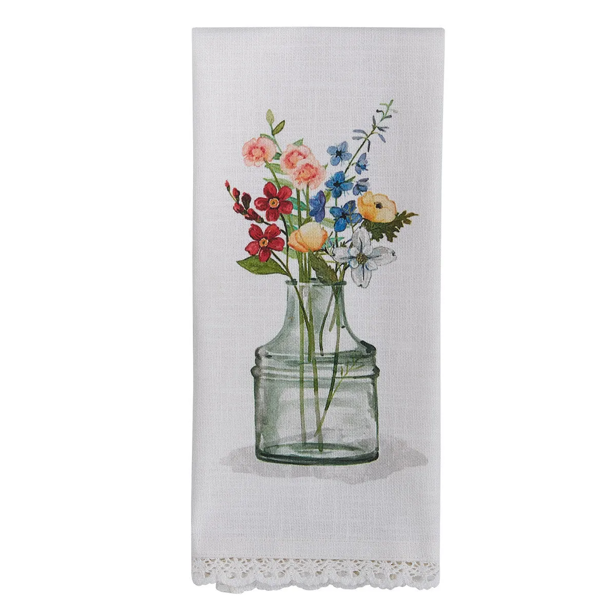 Dish Towel Farmhouse Wildflowers