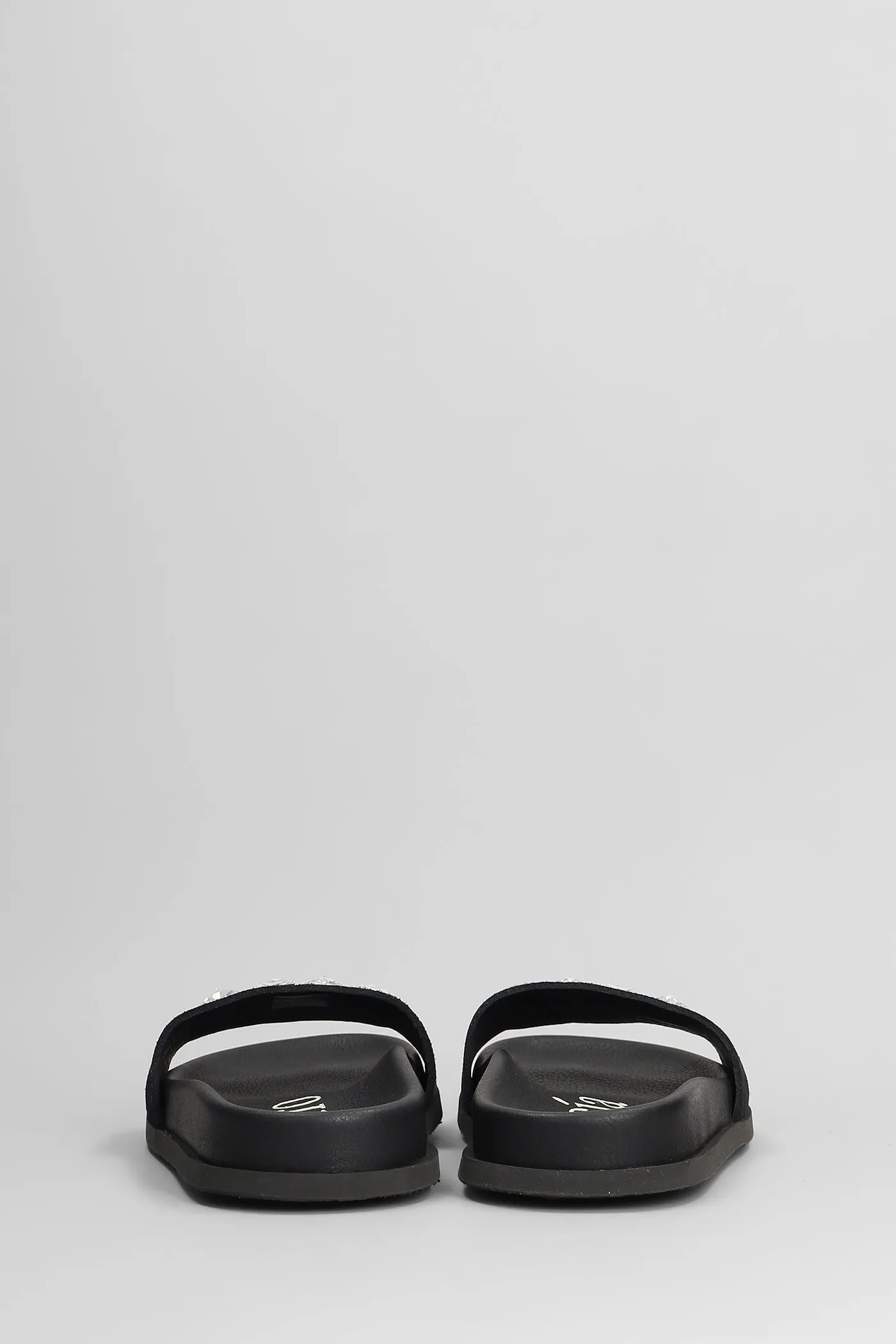Dolomita Flats in black suede