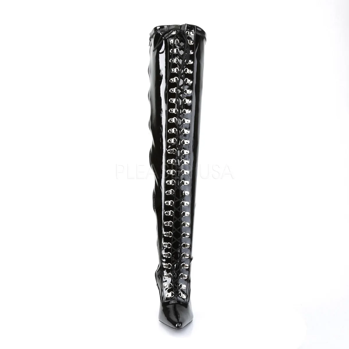 DOMINATRIX-3024X  Black Patent