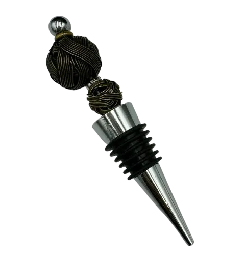 Double Brass Wine Stopper
