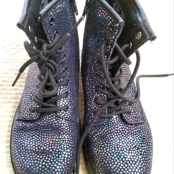 Dr.Martens 1460 Pascal Iridescent Lace-Up Boots Size 3
