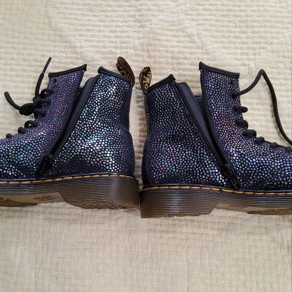Dr.Martens 1460 Pascal Iridescent Lace-Up Boots Size 3