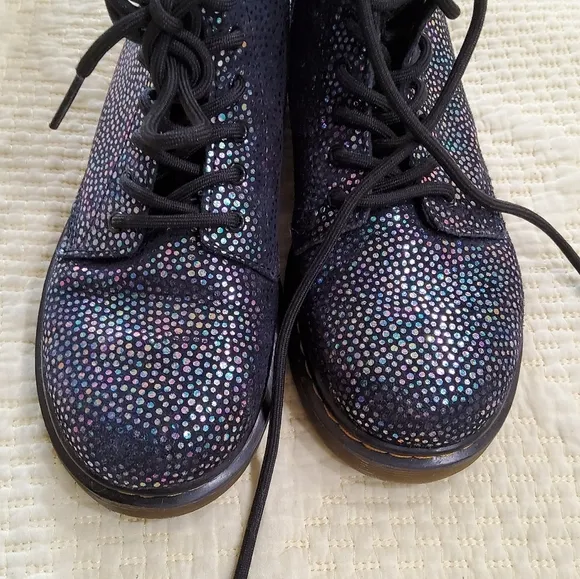 Dr.Martens 1460 Pascal Iridescent Lace-Up Boots Size 3
