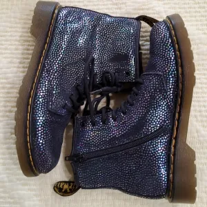 Dr.Martens 1460 Pascal Iridescent Lace-Up Boots Size 3
