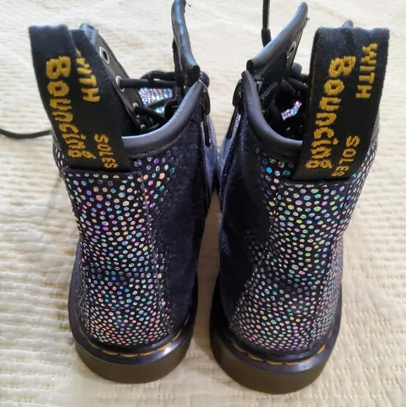 Dr.Martens 1460 Pascal Iridescent Lace-Up Boots Size 3