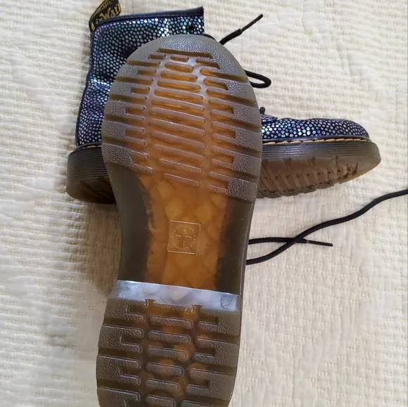 Dr.Martens 1460 Pascal Iridescent Lace-Up Boots Size 3
