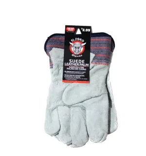 El Toro Gloves - Suede Leather Palm - O/S