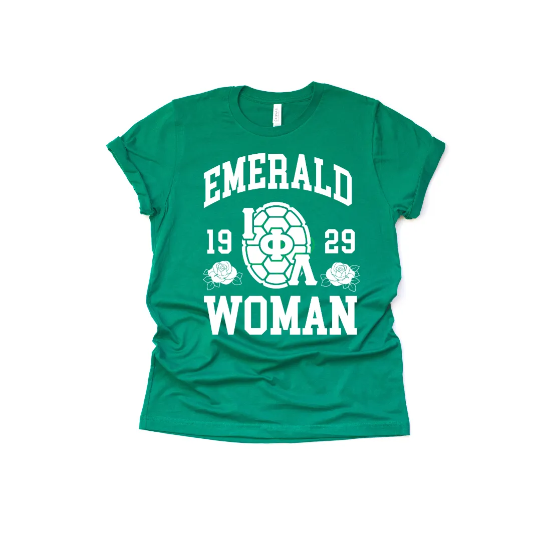 Emerald Woman Turtle Tee/Sweatshirt/Hoodie