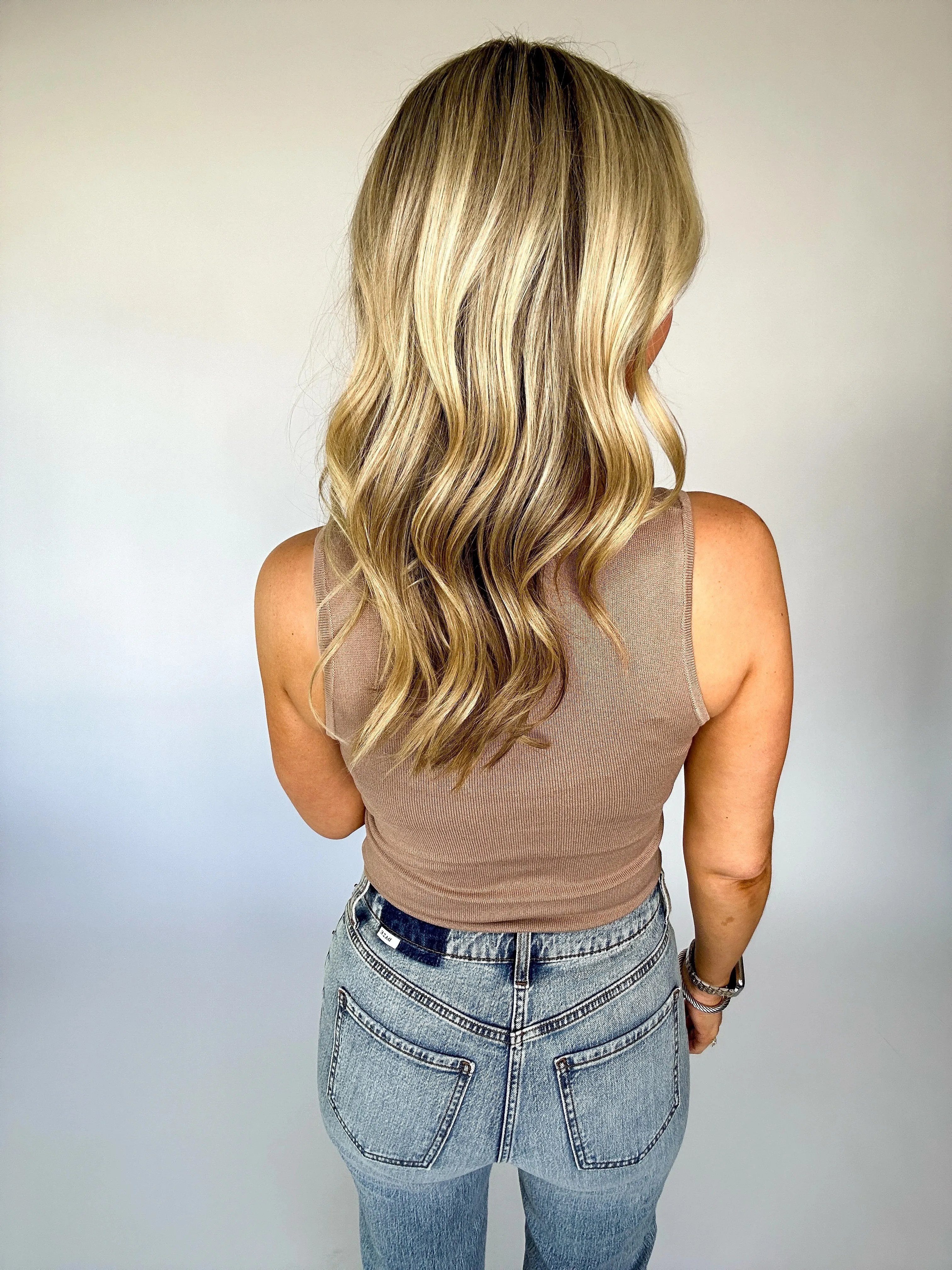 Essential Ease Sleeveless Top - Mocha