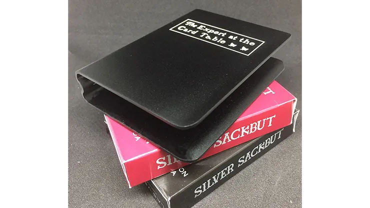 Expert At The Card Table Card Clip (Black) by Magic Square