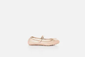 Fendi Baguette Suede And Mesh Ballet Flats