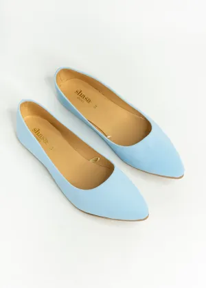 Flat suede puntal lisa