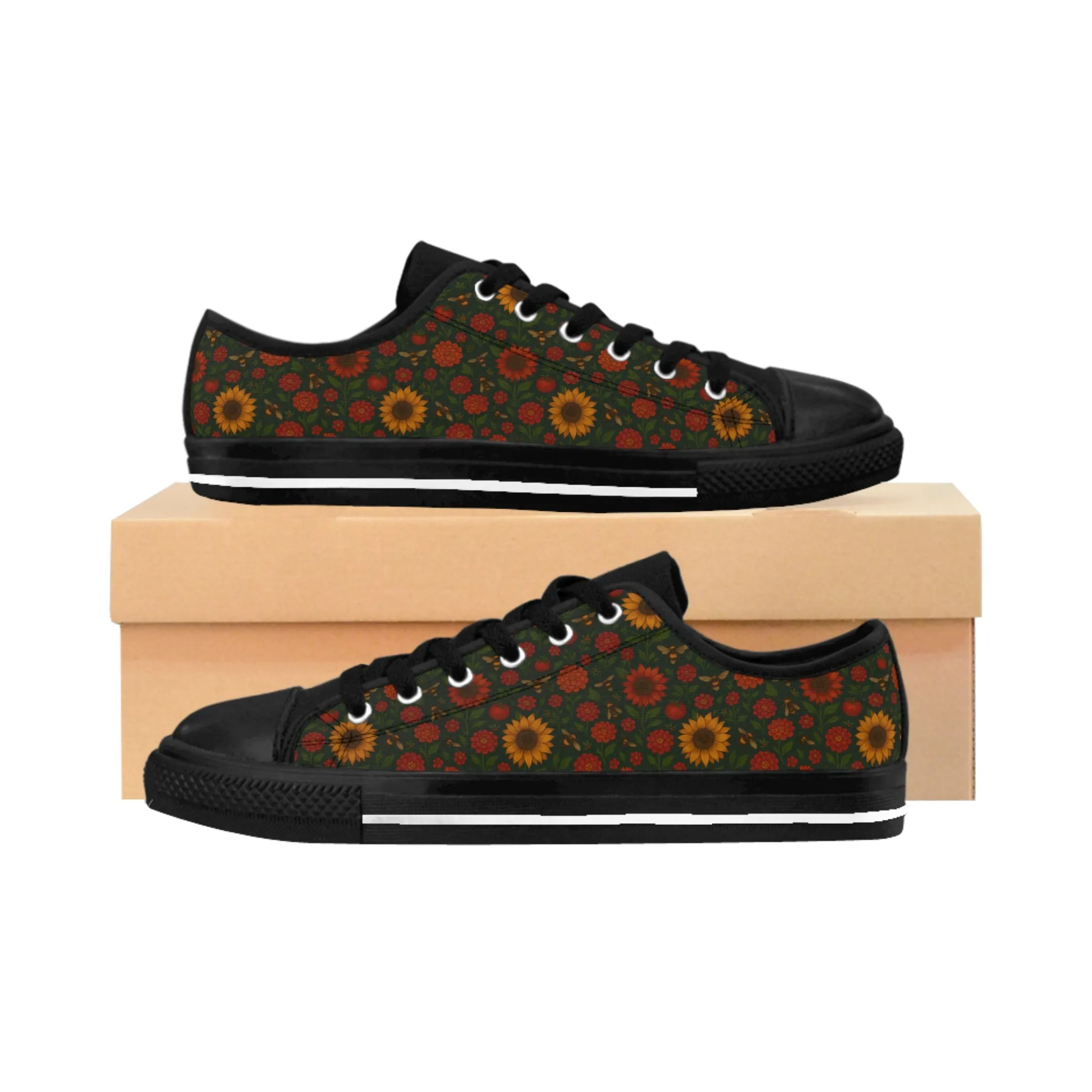 Floral Pattern Women&#039;s Sneakers for Spring & Summer Style