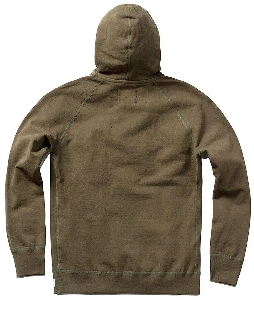 Full Zip Hoodie Heavyweight Terry Olive