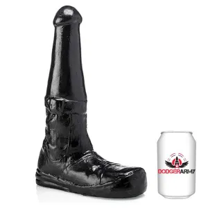 Gangbangster - Boots - Dildo - 26 x 8,5 cm - PVC - Zwart