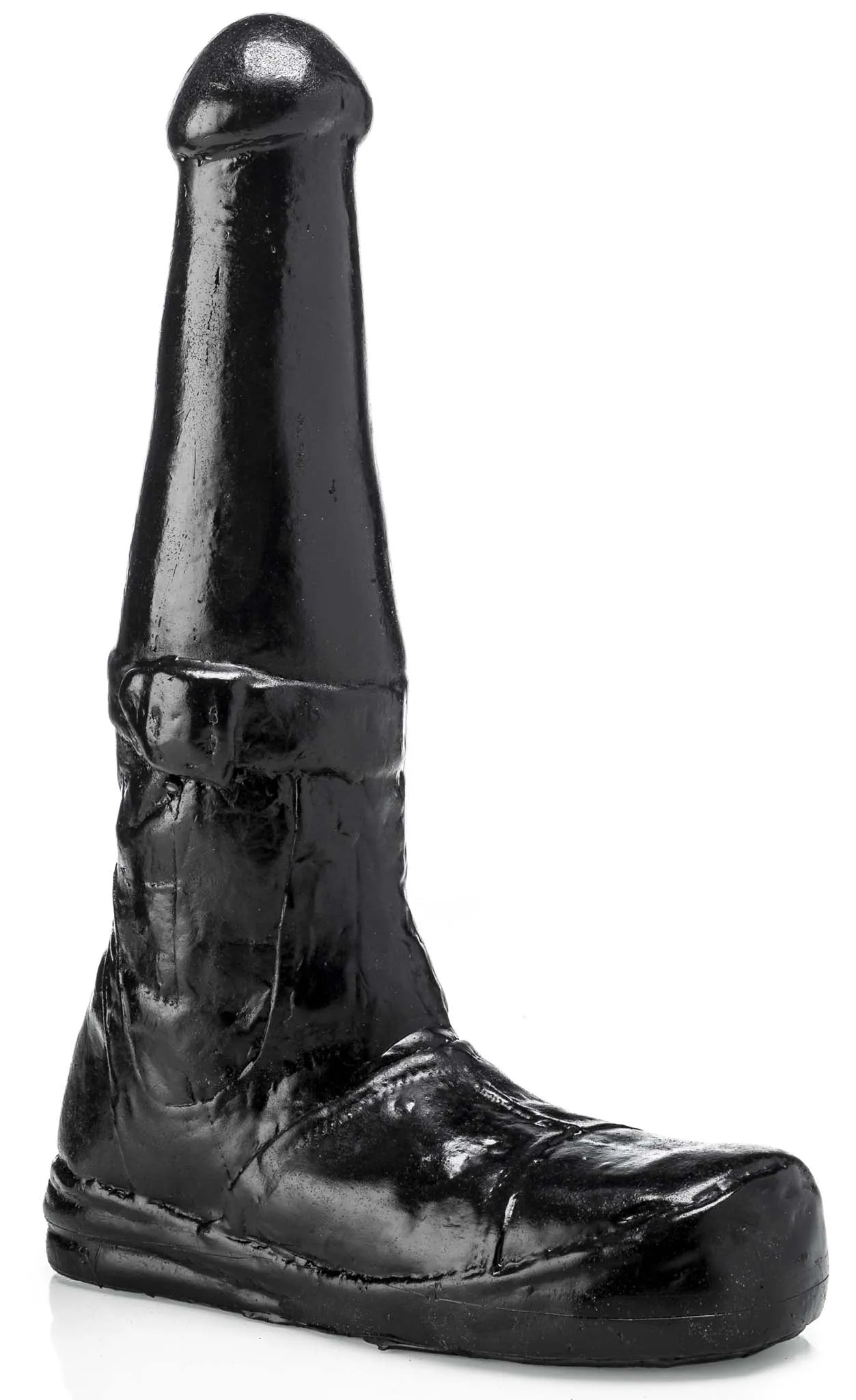 Gangbangster - Boots - Dildo - 26 x 8,5 cm - PVC - Zwart