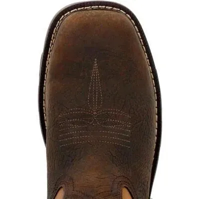 Georgia Men's Carbo Tec FLX 11" Alloy Toe Waterproof Western Work Boot- Brown- GB00672