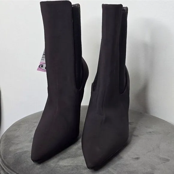 Good American Neoprene Kickstand Heel Bootie