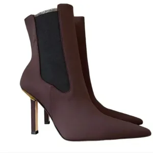 Good American Neoprene Kickstand Heel Bootie
