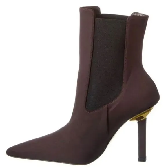 Good American Neoprene Kickstand Heel Bootie