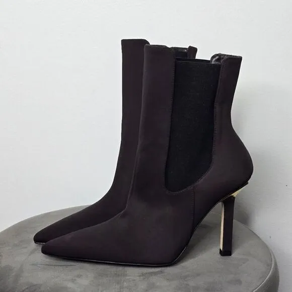 Good American Neoprene Kickstand Heel Bootie