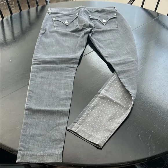 Gray Polka Dot Jeans