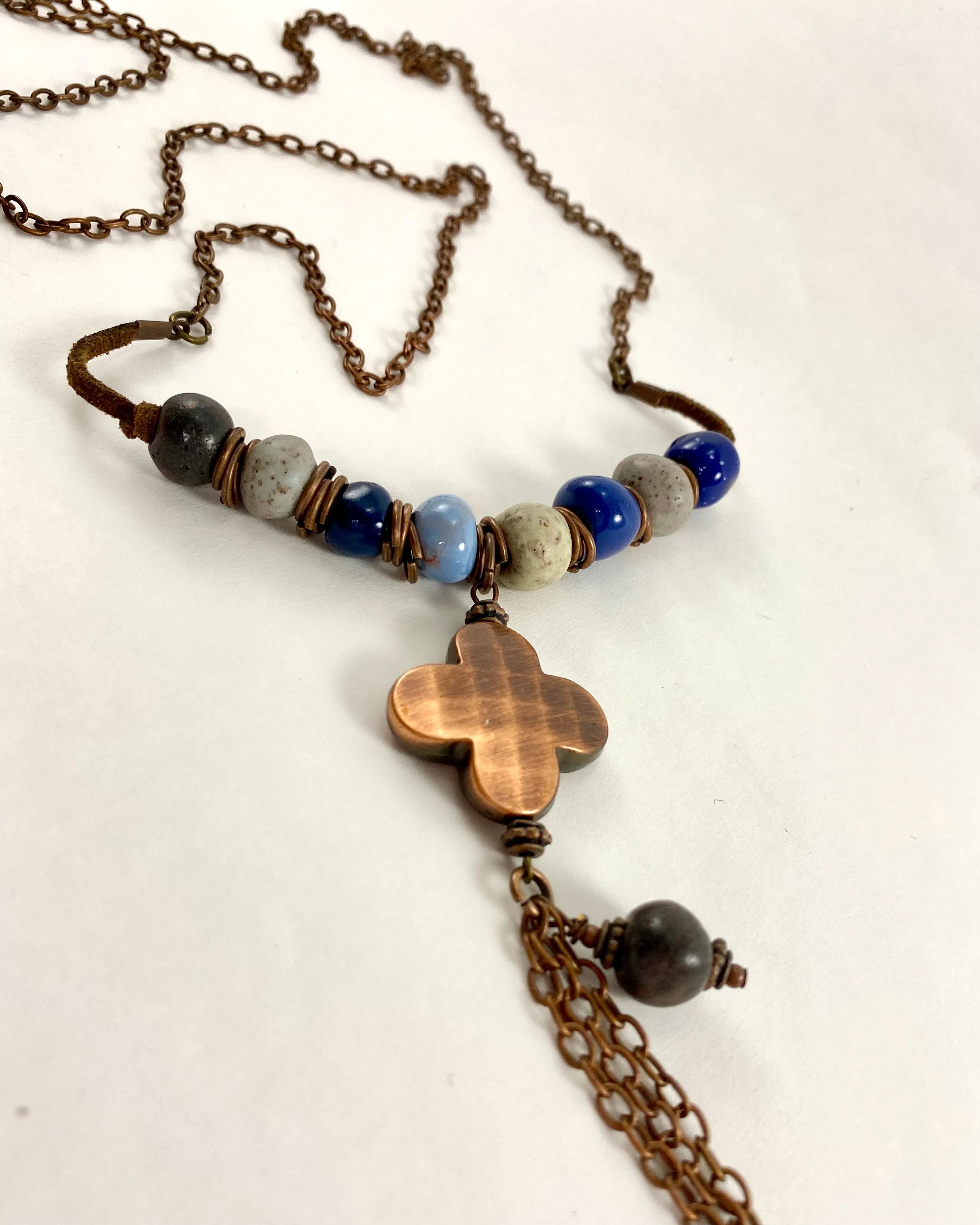 Haitian Clay Bead Necklace