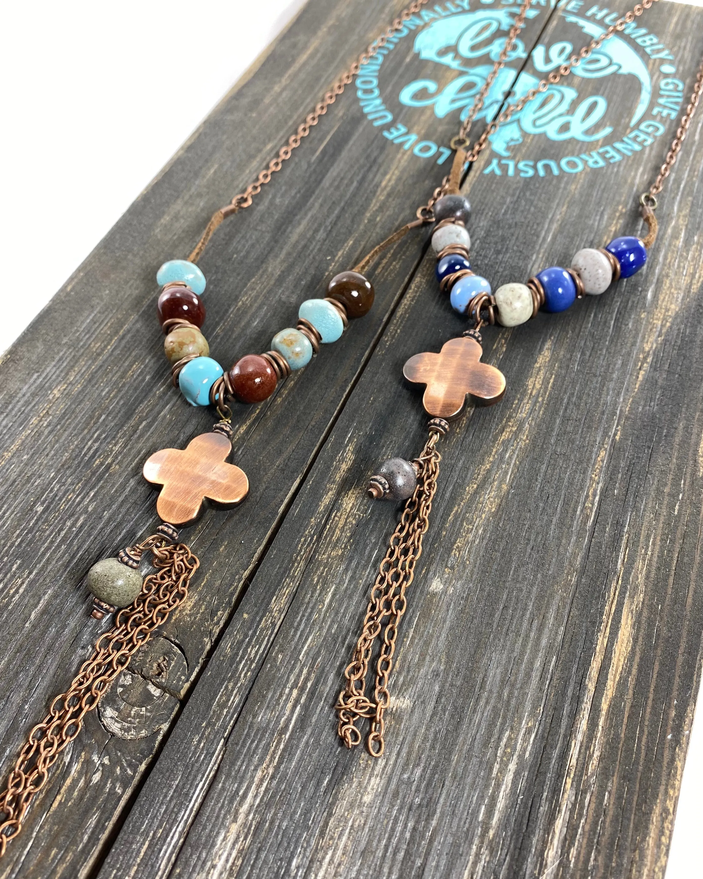 Haitian Clay Bead Necklace