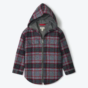 Hatley Plaid Woven Hoodie