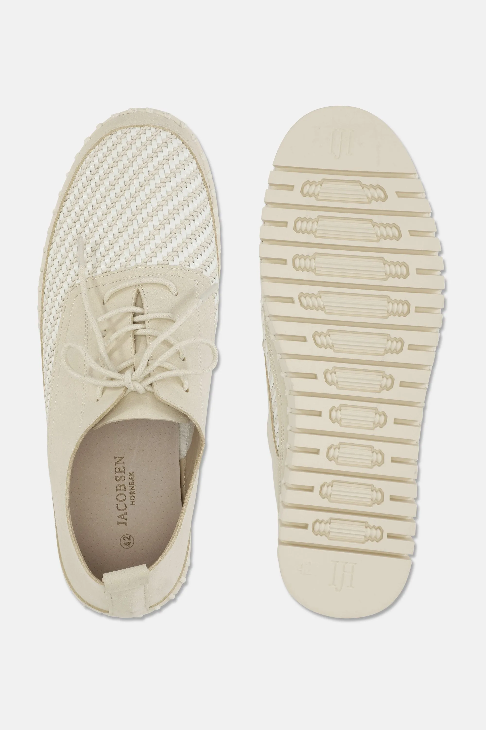 Herrenschuhe Mit Schnürung - Kit Pearled Ivory