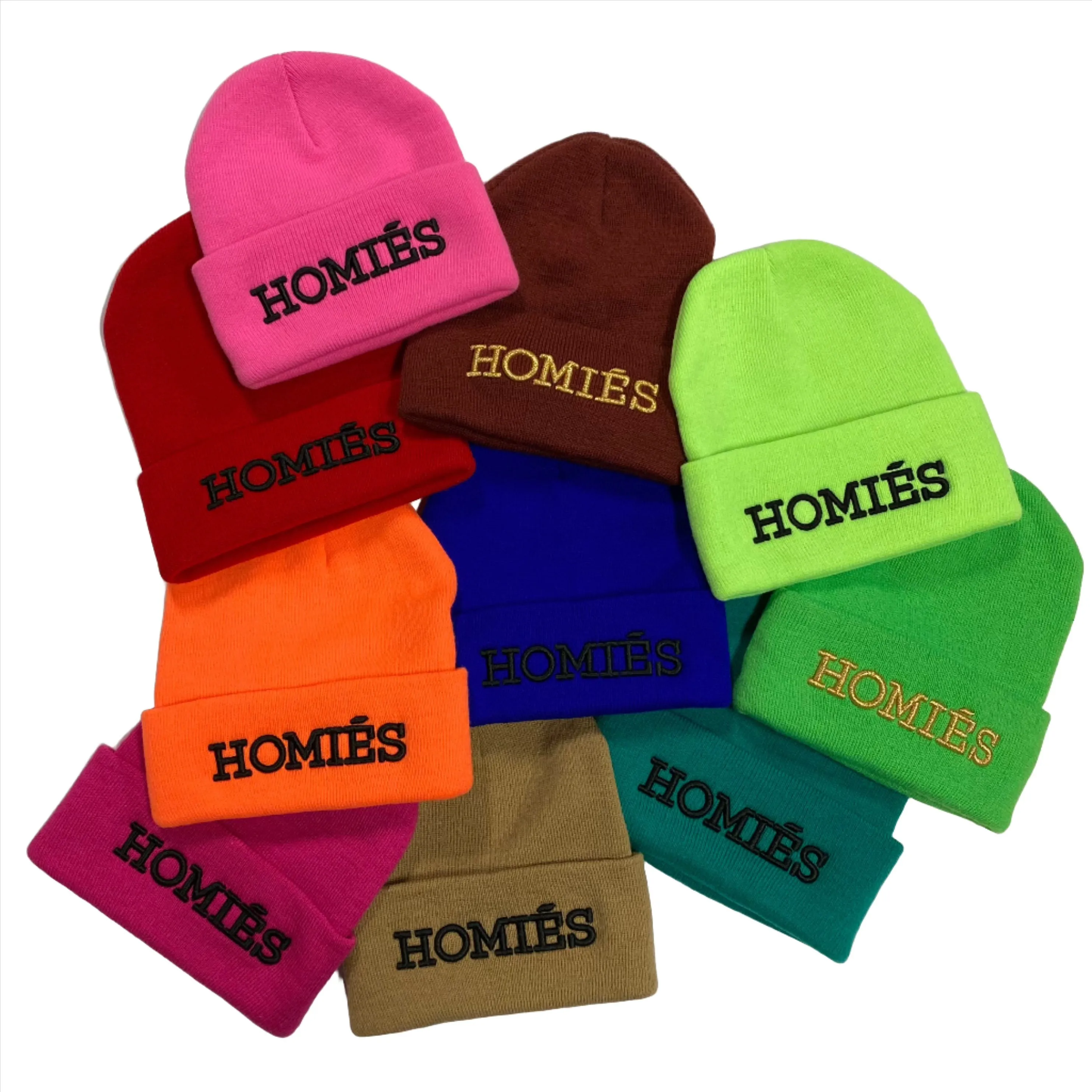 HOMIÉS PINK/BLACK BEANIE