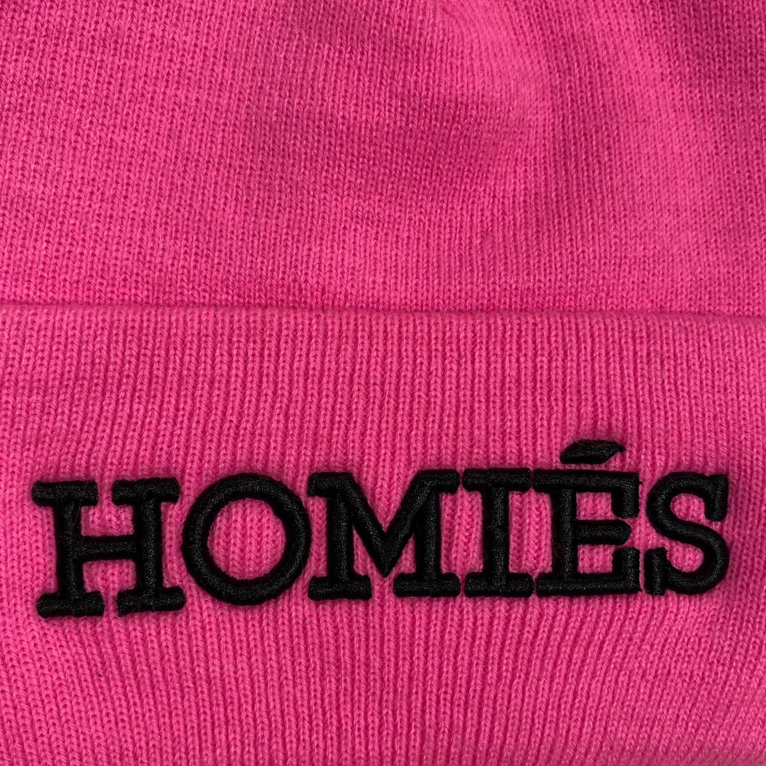 HOMIÉS PINK/BLACK BEANIE