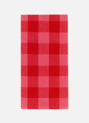HTH Woven Napkin Set- Guava Gingham