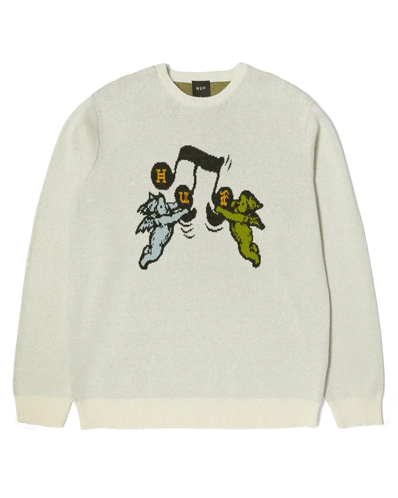 Huf Song Intarsia Sweater - Linen