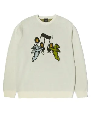 Huf Song Intarsia Sweater - Linen