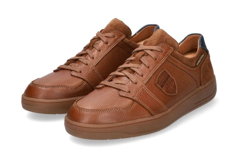 'Hugh' men's lace-up sneaker - brown
