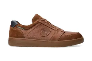 'Hugh' men's lace-up sneaker - brown