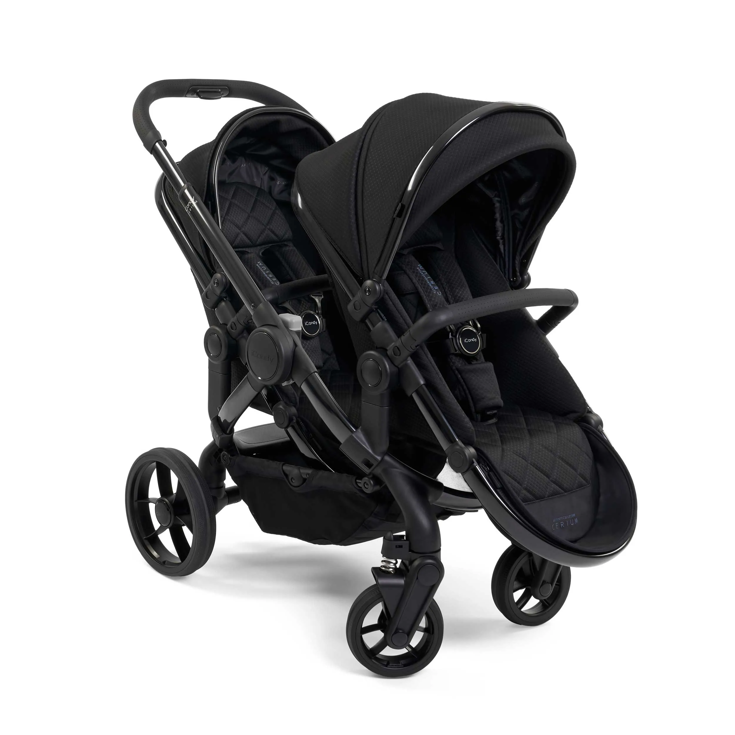iCandy Peach 7 Cerium Double Cybex Travel System in Black