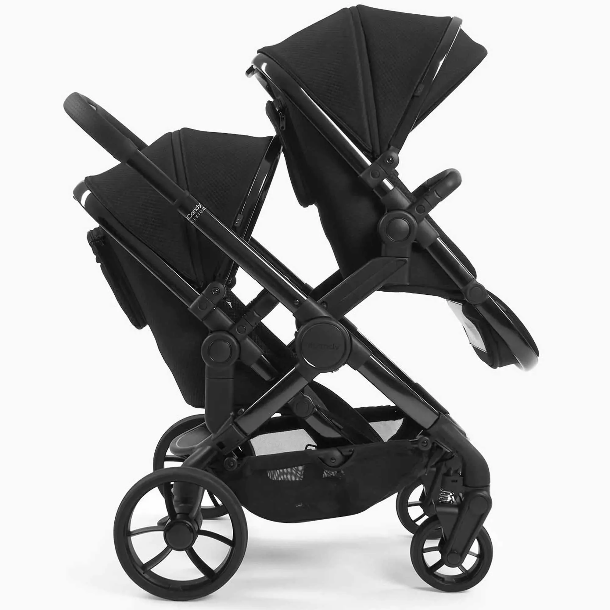 iCandy Peach 7 Cerium Double Cybex Travel System in Black