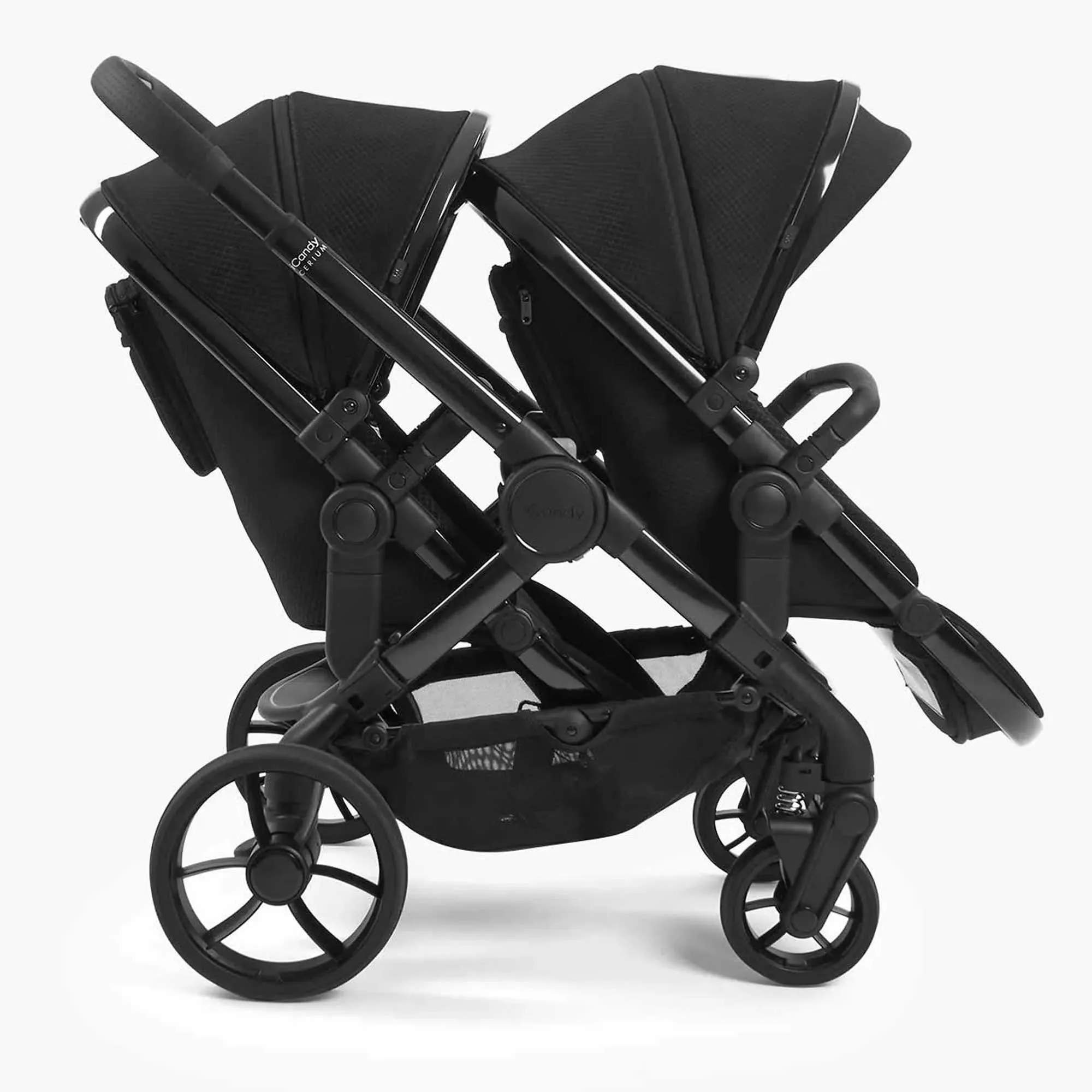 iCandy Peach 7 Cerium Double Cybex Travel System in Black