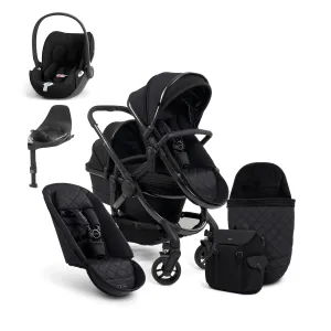 iCandy Peach 7 Cerium Double Cybex Travel System in Black