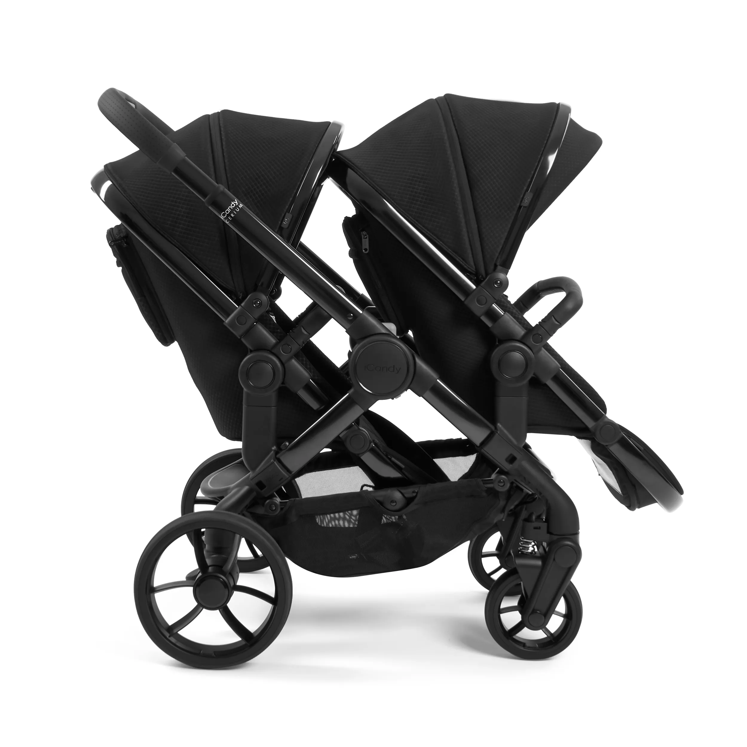 iCandy Peach 7 Cerium Twin Cybex Combo Bundle in Black