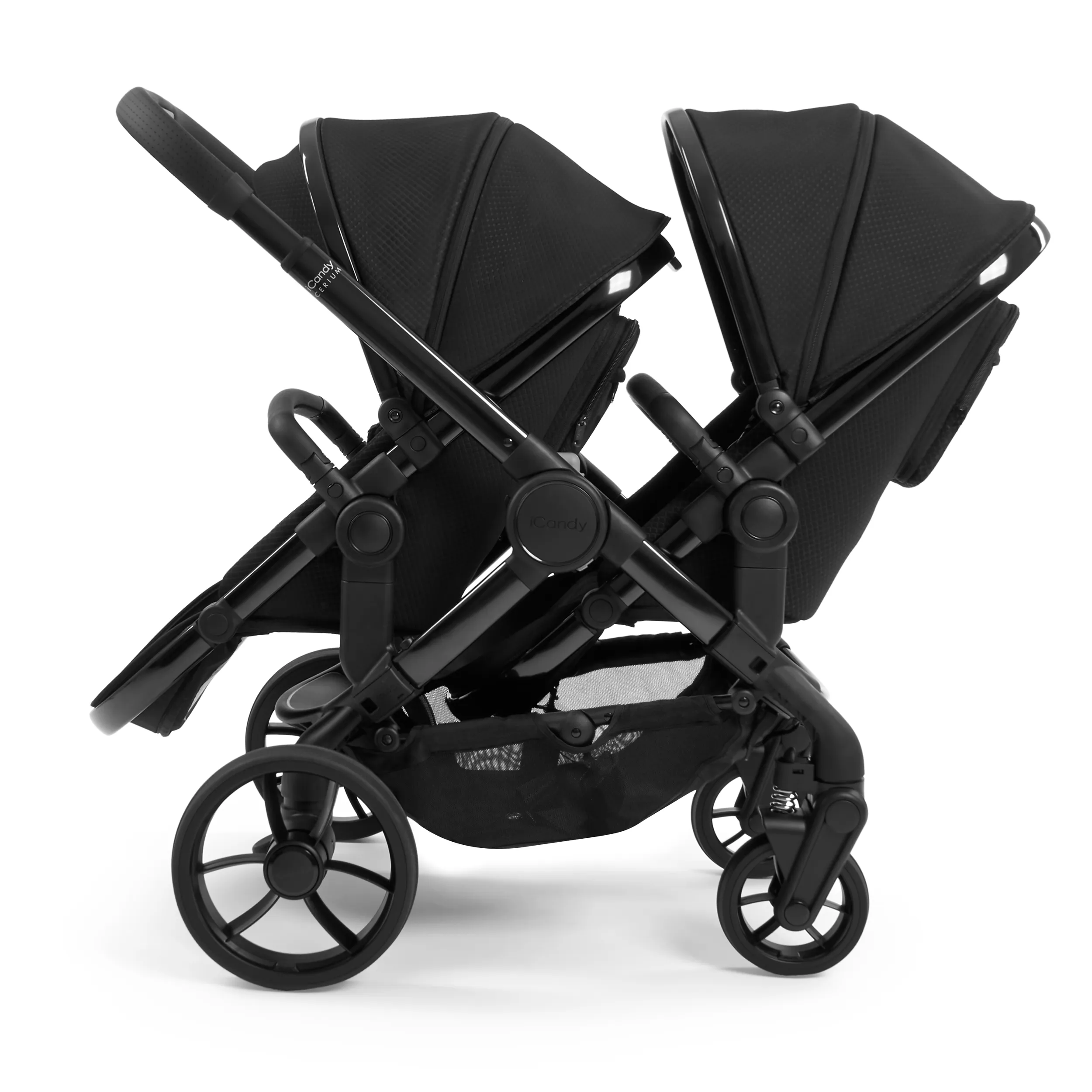 iCandy Peach 7 Cerium Twin Cybex Combo Bundle in Black